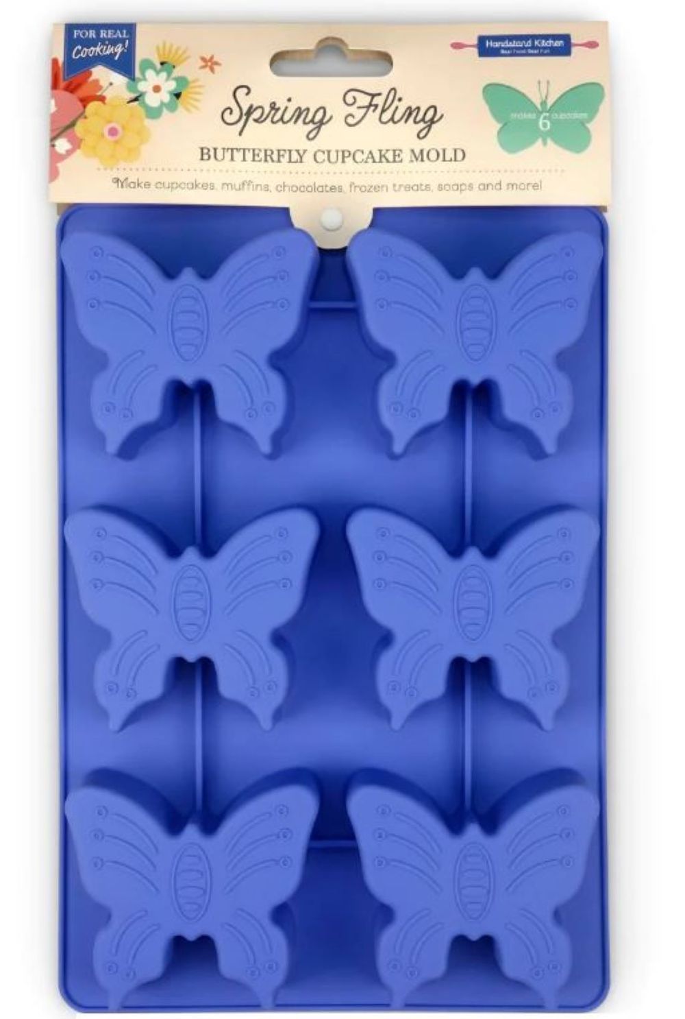 Handstand Kitchen - Butterflies Cupcake Mold - Blue