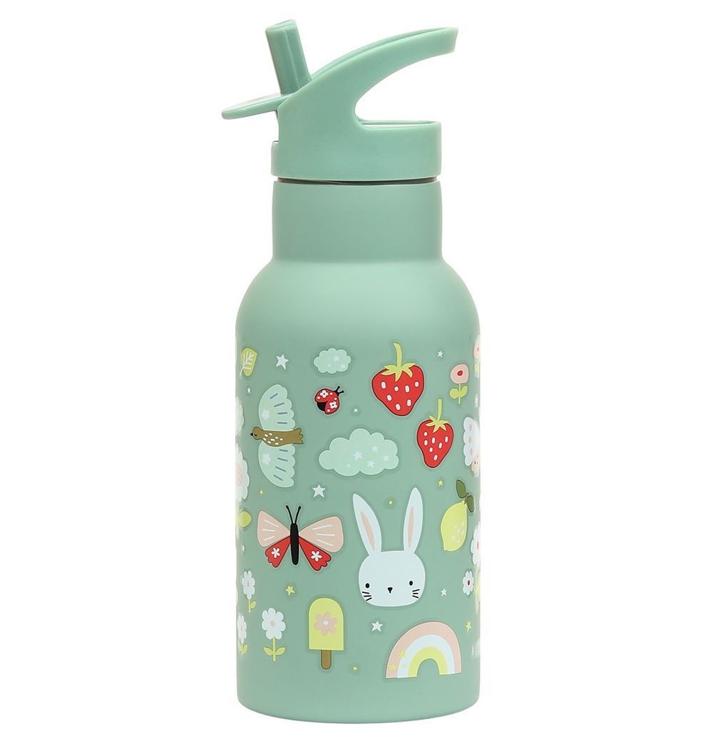 A little Lovely Company - Stainless Steel Water Bottle - 350ml - Joy