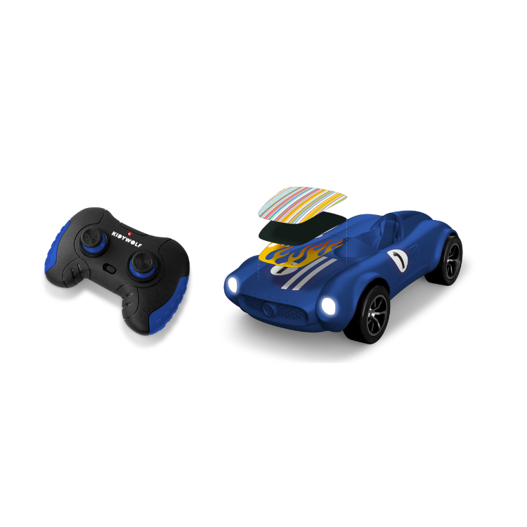 Kidywolf - Kidycar Remote Control Drift Car - Blue