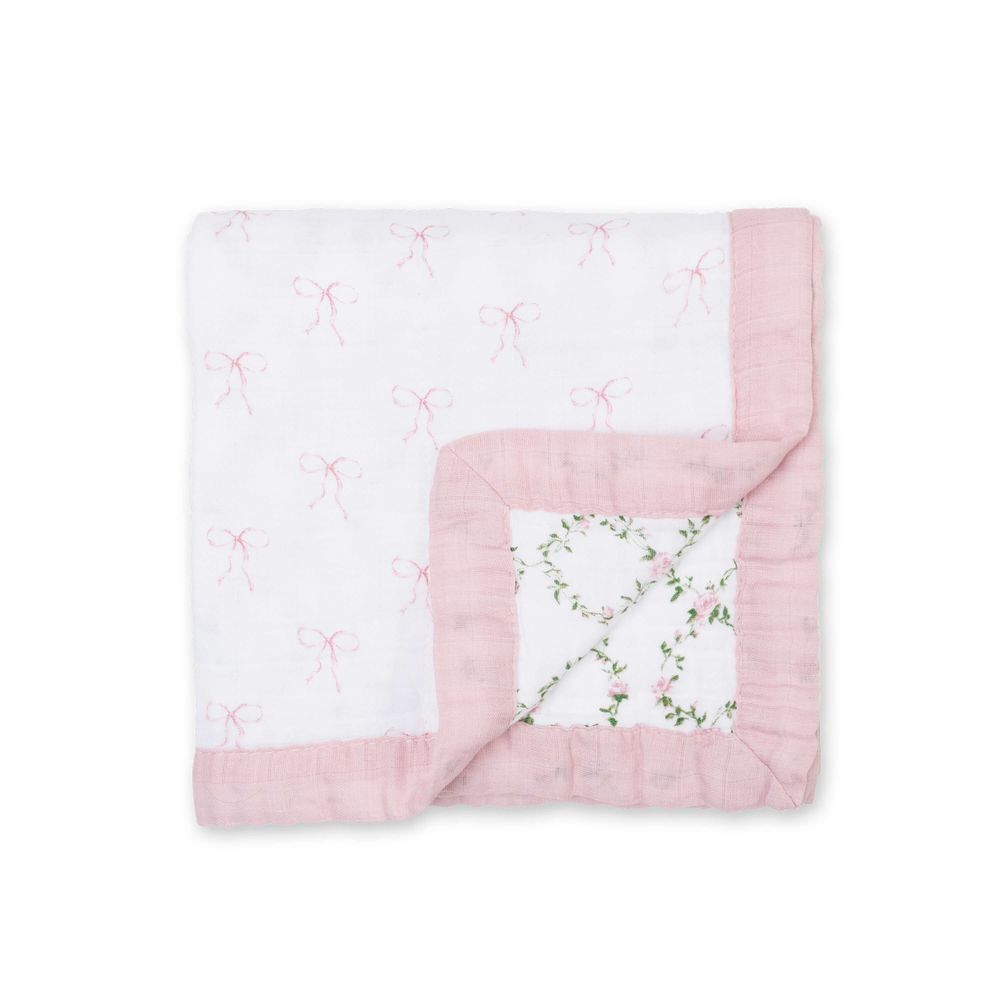 lulujo - Bows & Rose Trellis Dream Blanket