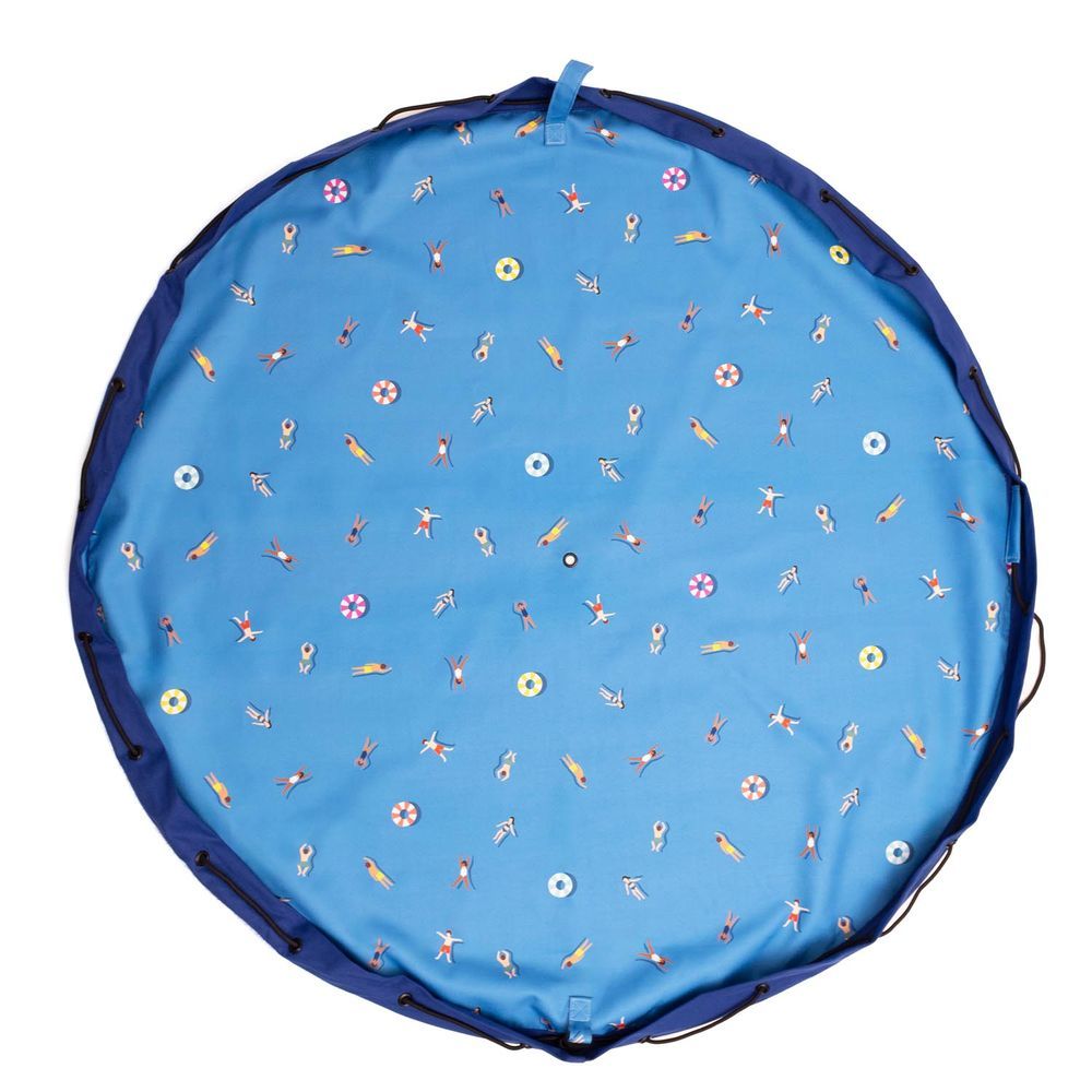 Play & Go - 2-In-1 Outdoor Playmat And Storage Bag - Blue