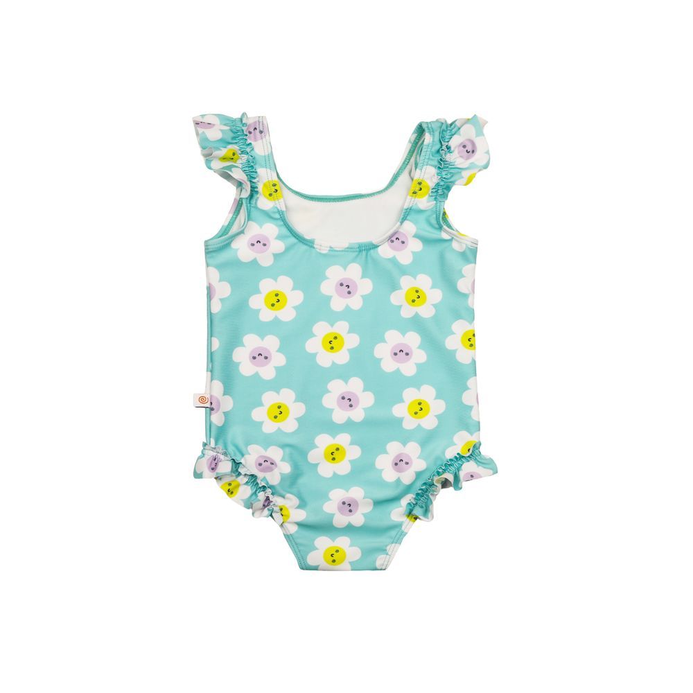 Zoocchini - Baby Ruffled Swimsuit - Daisy