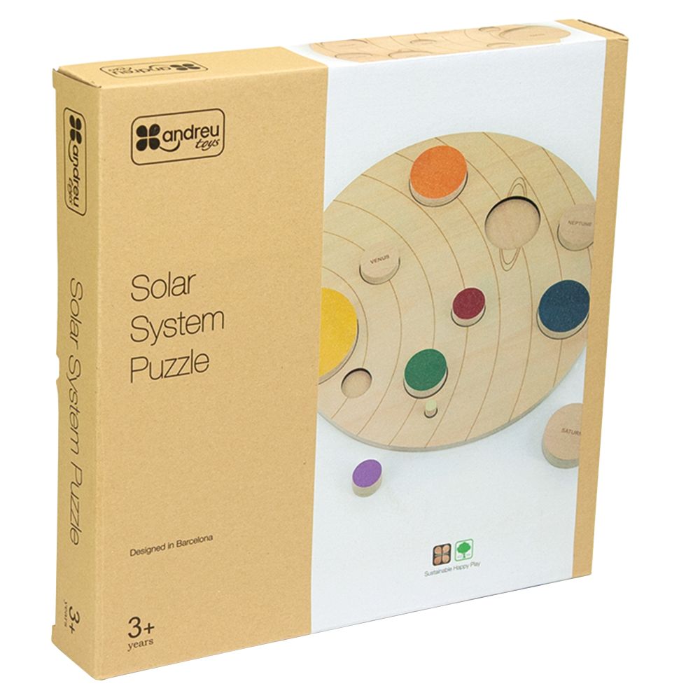 Andreu Toys - Solar System Puzzle - 19pcs