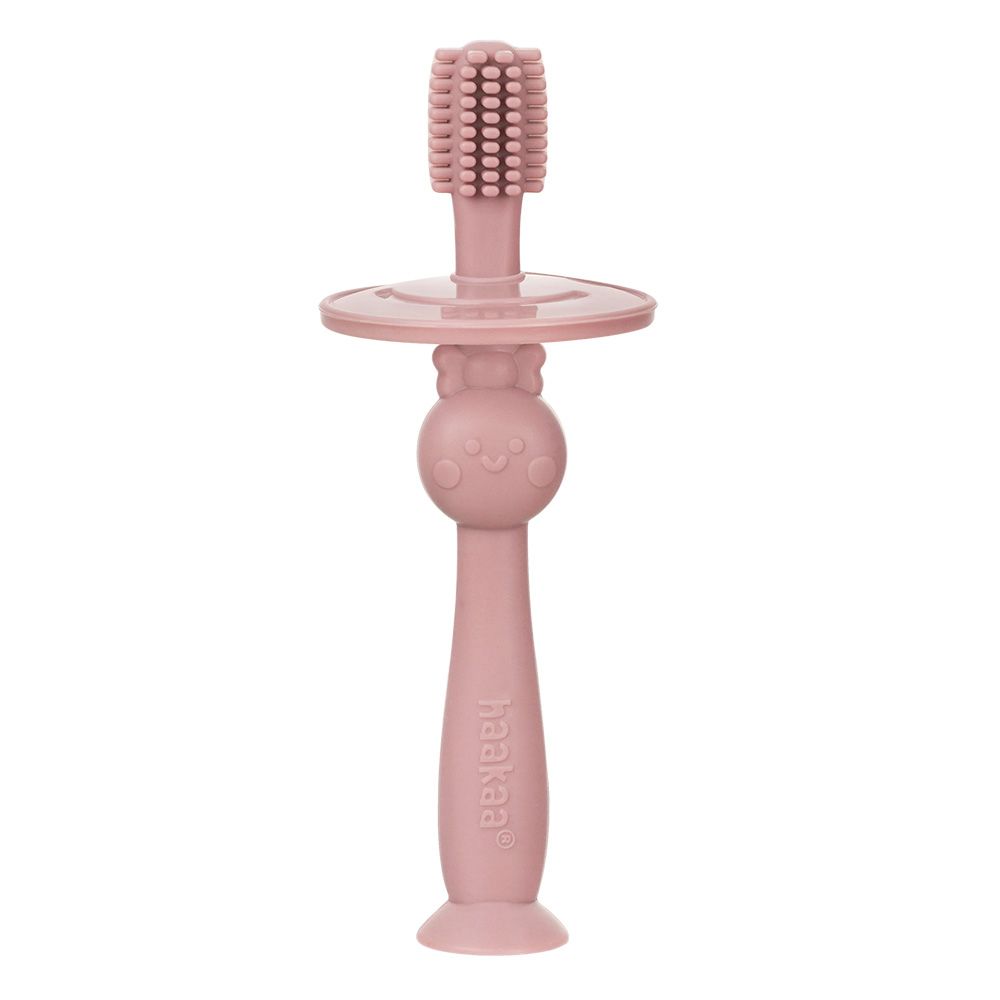 Haakaa - 360 Degrees Silicone Toothbrush - Blush