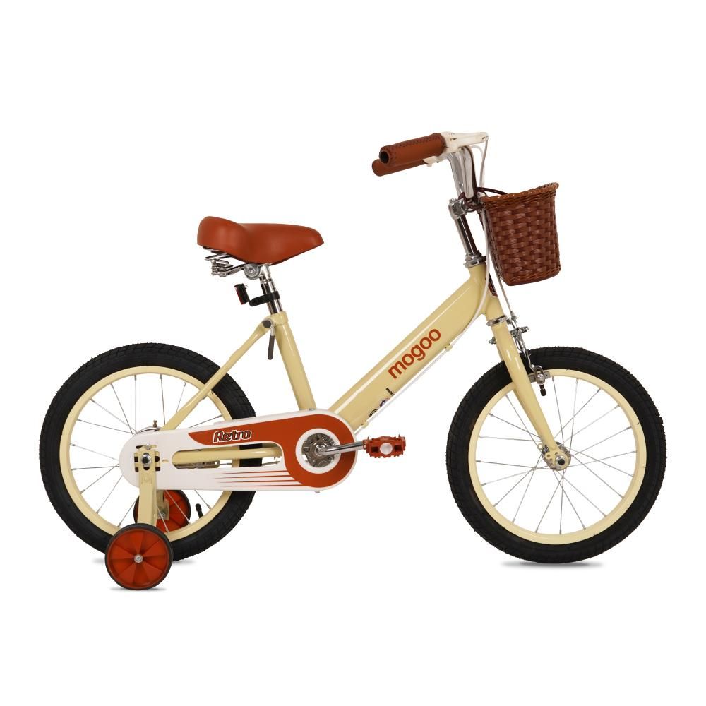 Mogoo - Retro Kids Bike - 16-inch - Beige