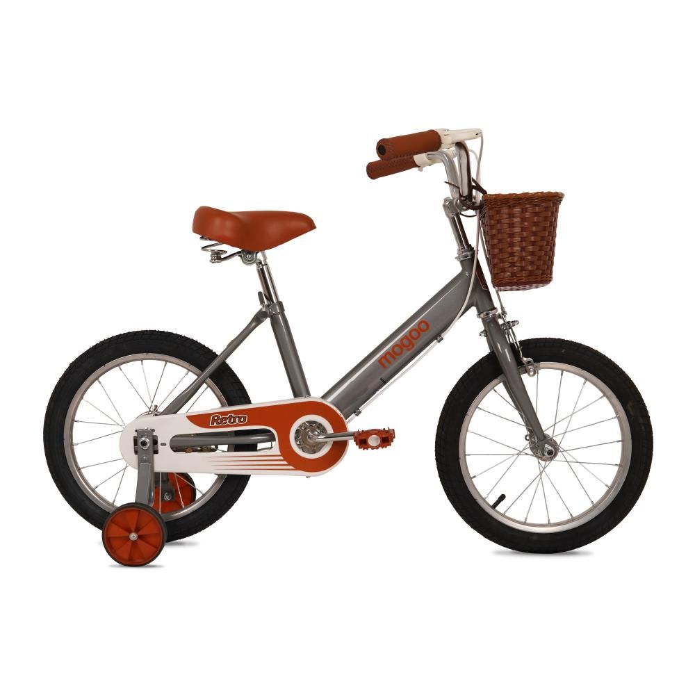 Mogoo - Retro Kids Bike - 16-inch - Grey