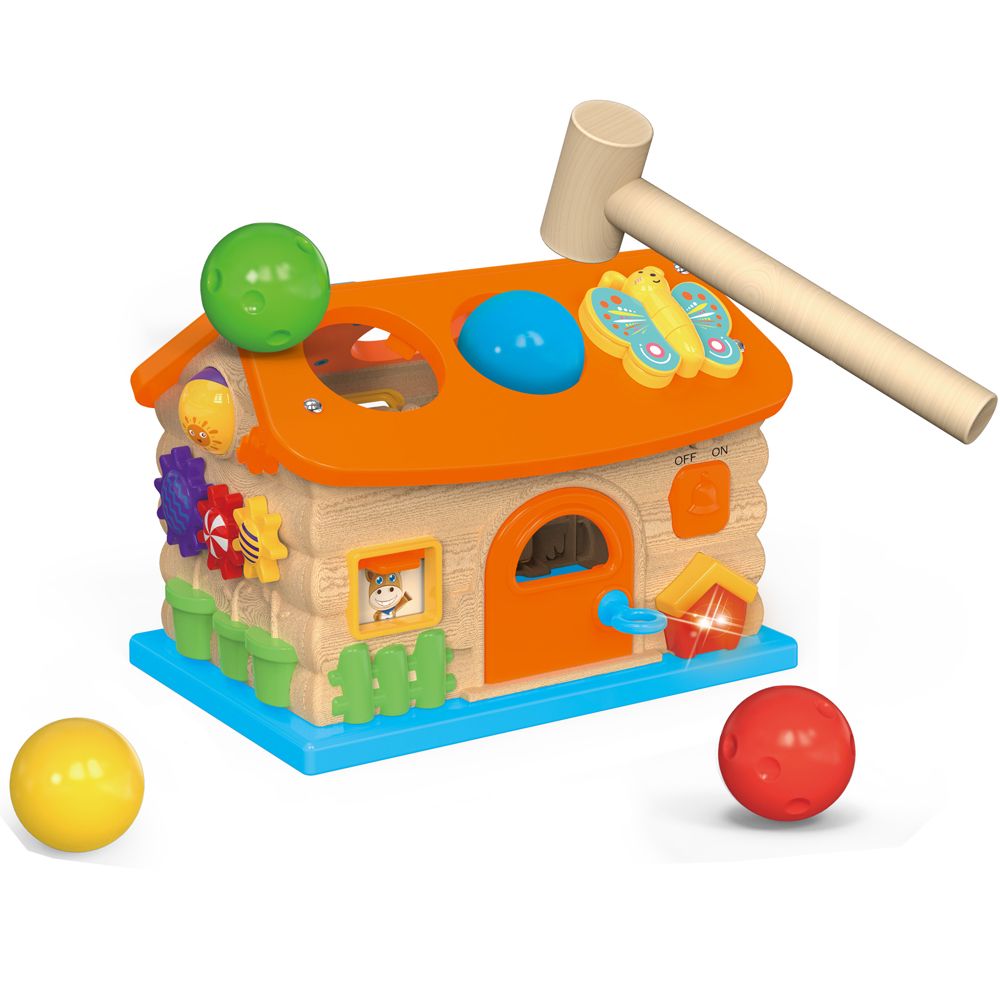 Xanglei Toys - Wooden Happy House Early Learning Toy