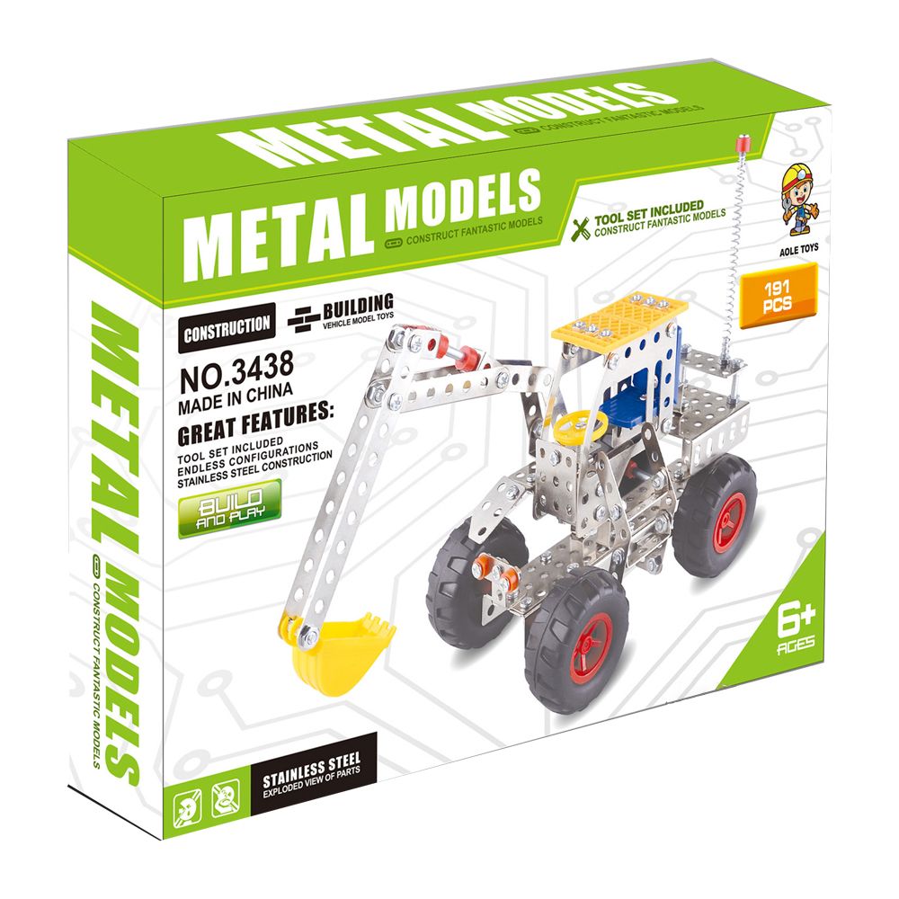 Stem - Build And Play Metal Models Construction Kit - 191pcs