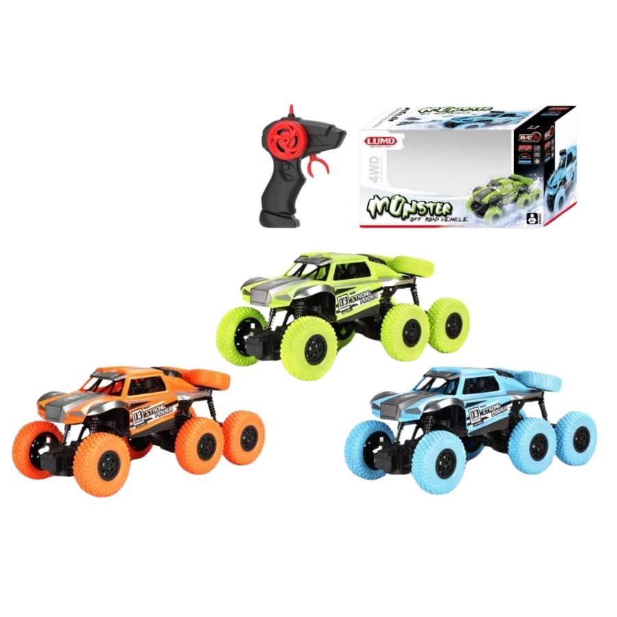 Stem - 1/18 Six Wheel Road Climbing Remote Control Vehicle - Color May Vary - 1 Pc