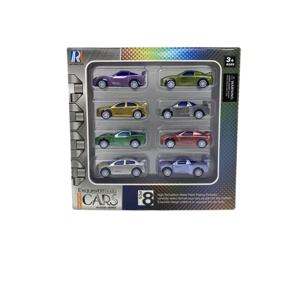 Stem - Pull Back Car - 8 Pcs