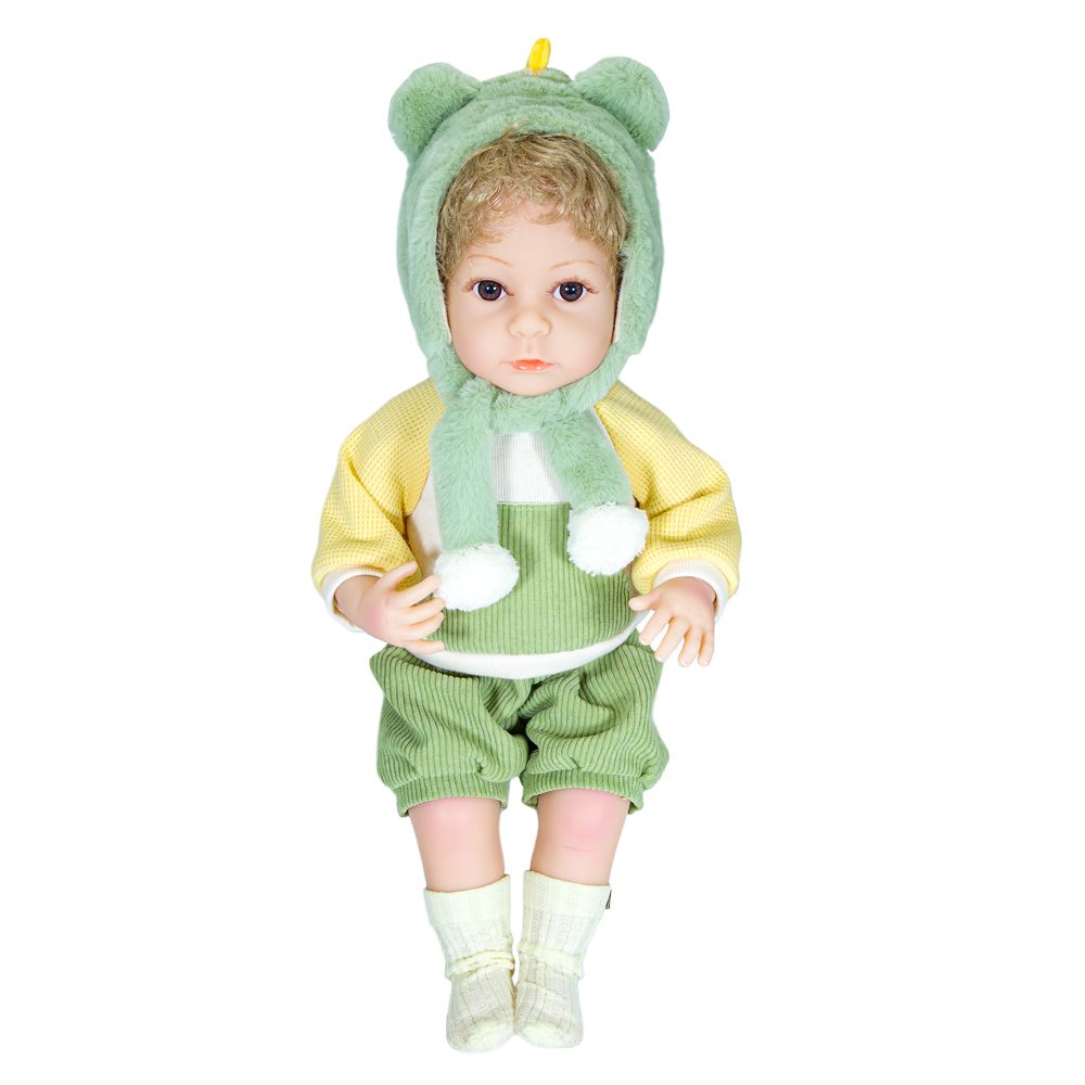 Stem - Lovely Baby Doll With Dress - Green - 53 cm