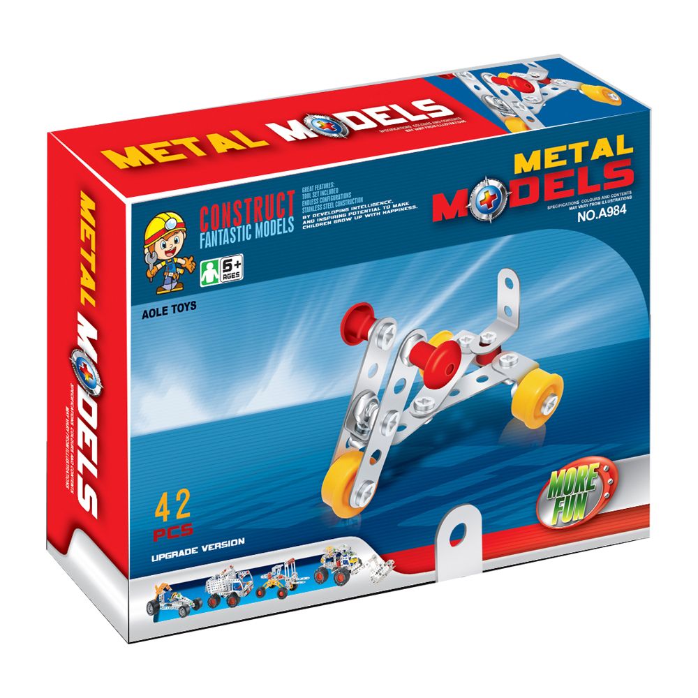 Stem - Build And Play Metal Models Construction Kit - 42pcs