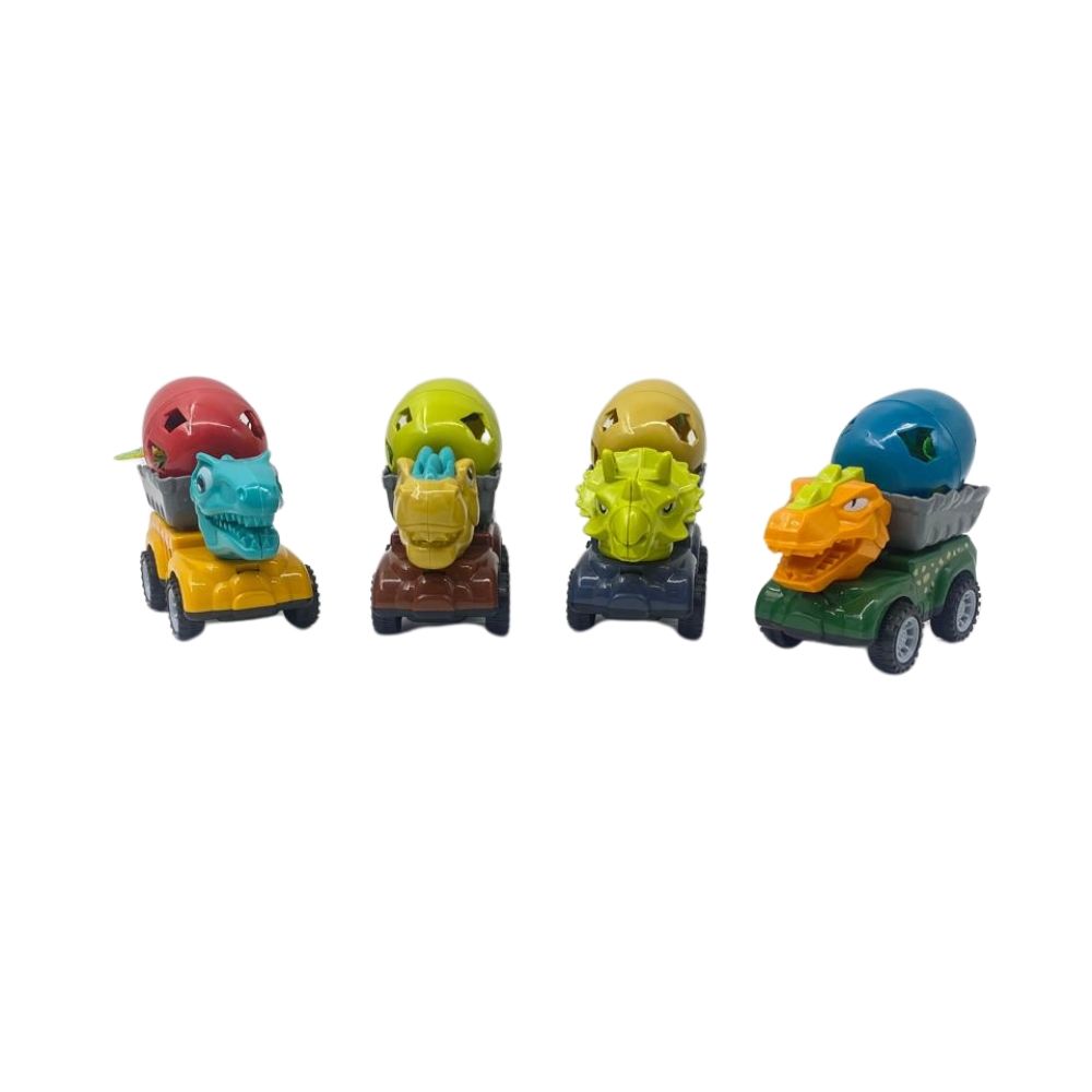 Stem - Car Series Little Dinosaur Egg Playset - 4pcs