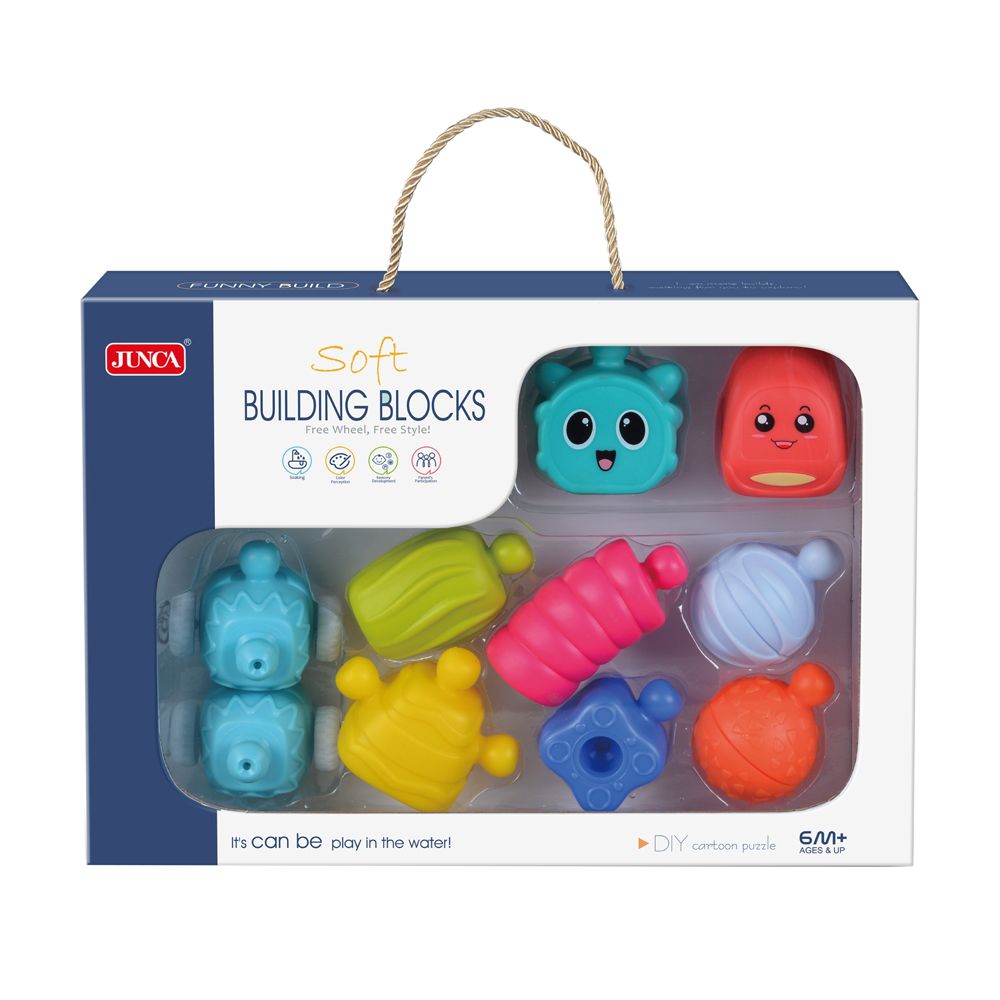 Stem - Soft Building Blocks - 10 Pcs