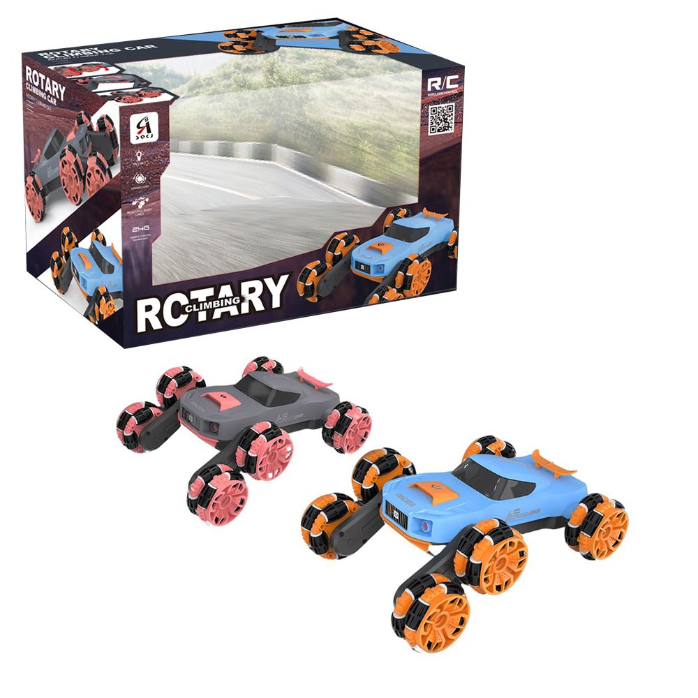 Stem - 6-Wheel Rotary Stunt Car - 1Pc - Color May Vary