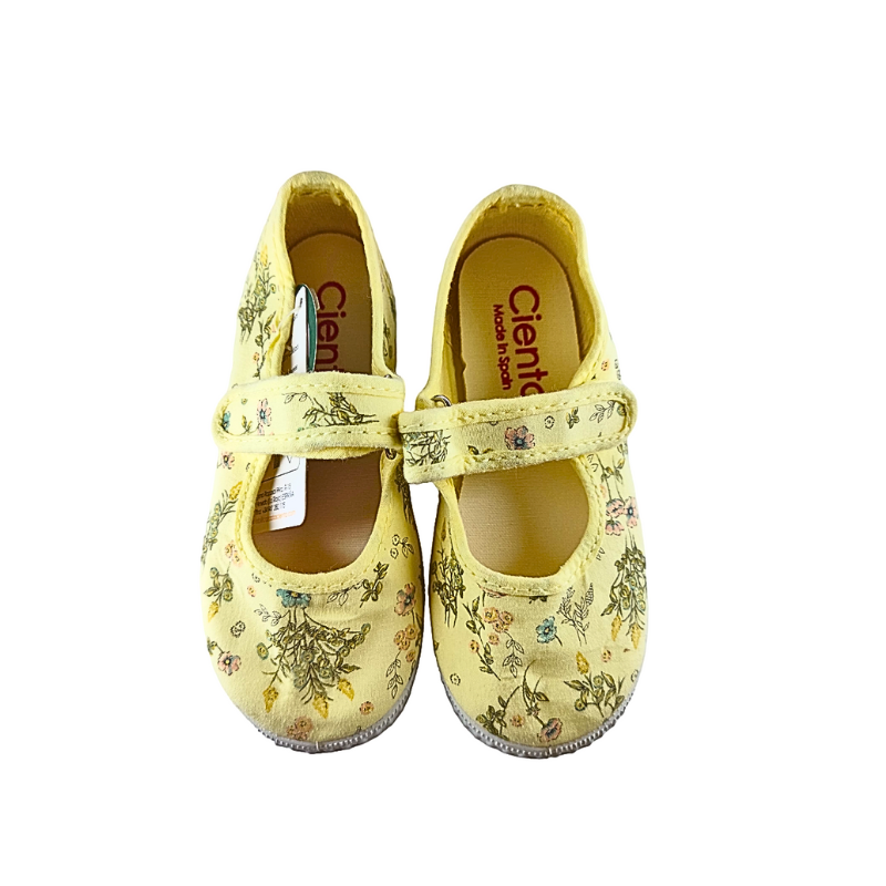 Pikkaboo - Ceinta Girl's Floral Shoes - Yellow