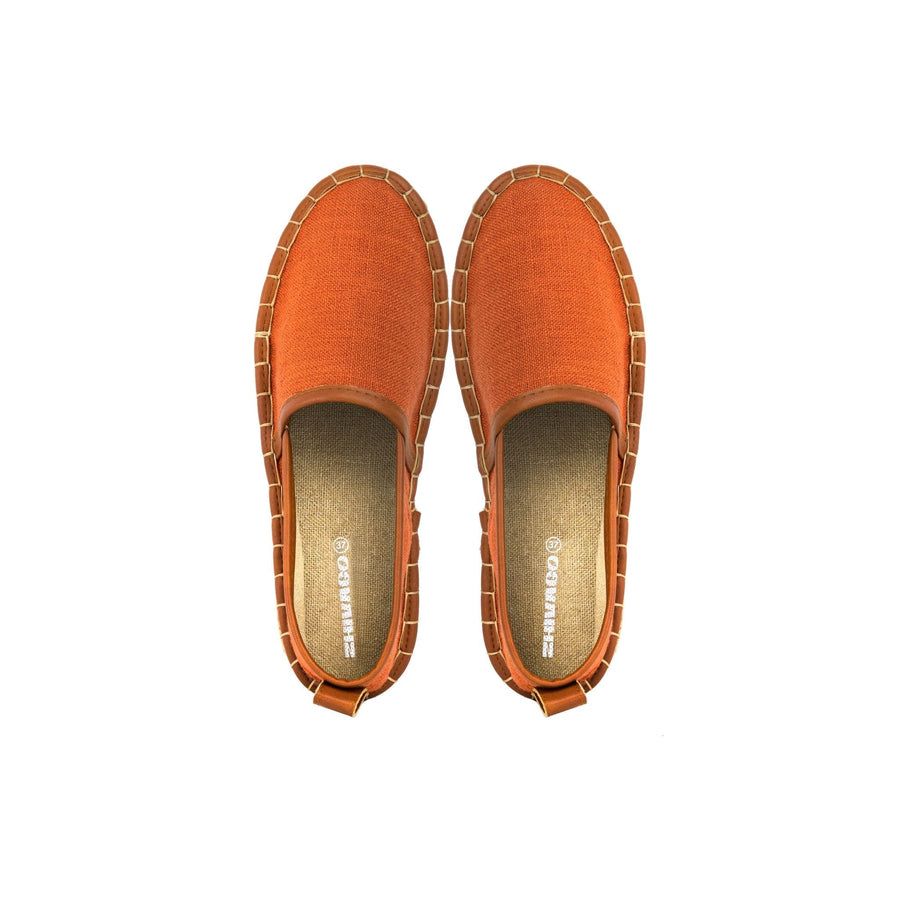 Pikkaboo - Dia Handmade Soft Feet Zhivago Shoes - Orange