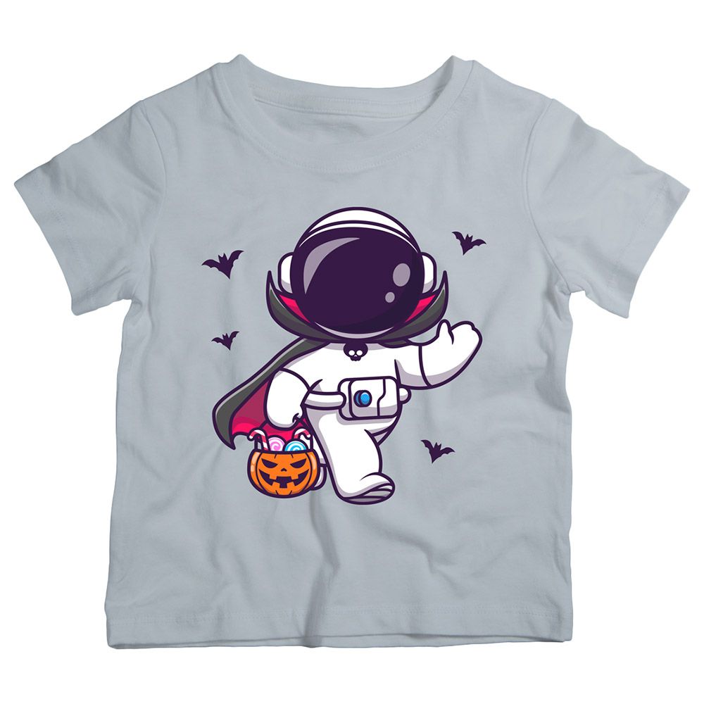 Twinkle Hands - Astronaut Halloween T-Shirt - Grey