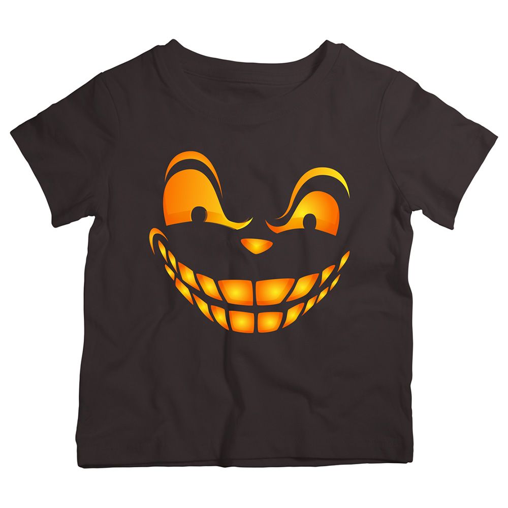 Twinkle Hands - Scary Face Halloween T-Shirt - Black