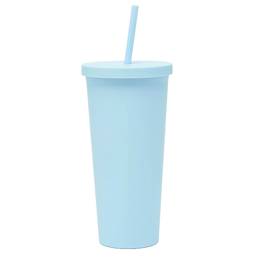 Prickly Pear - Sippy Plastic Cup - Blue - 710ml