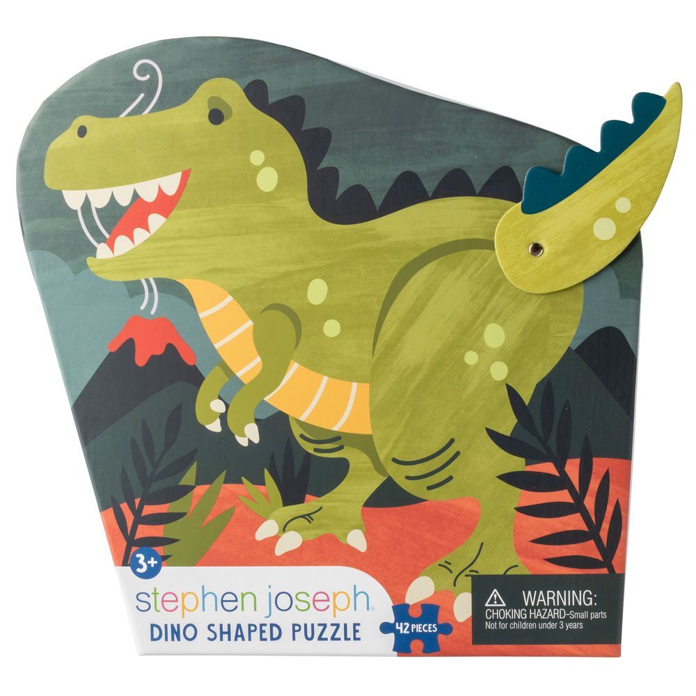 Stephen Joseph - Dino Shaped Jigsaw Puzzle - 42pcs