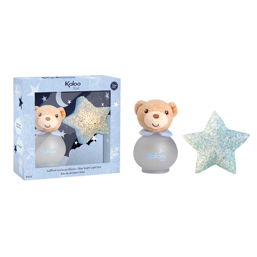 Kaloo Parfums - Star Night Light w/ Scented Water Set - Blue - 2 Pcs - 50 ml