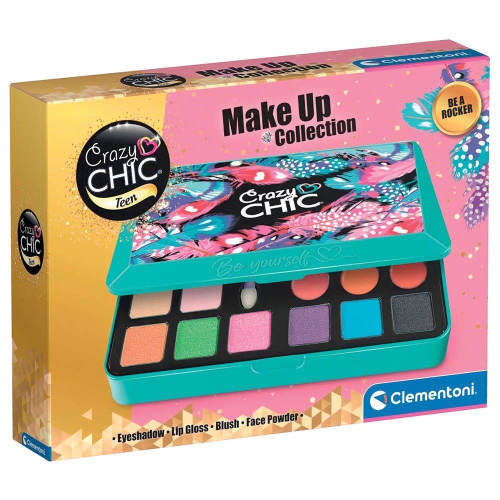 Clementoni - Crazychic Be Yourself Be A Rocker Make Up Kit