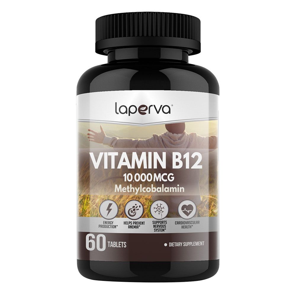 Laperva - Vitamin B12 Methylcobalamin Tablets - 10000 MCG - 60's