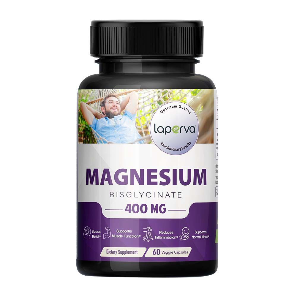 Laperva - Magnesium Bisglycinate Veggie Capsules - 400 MG - 60's