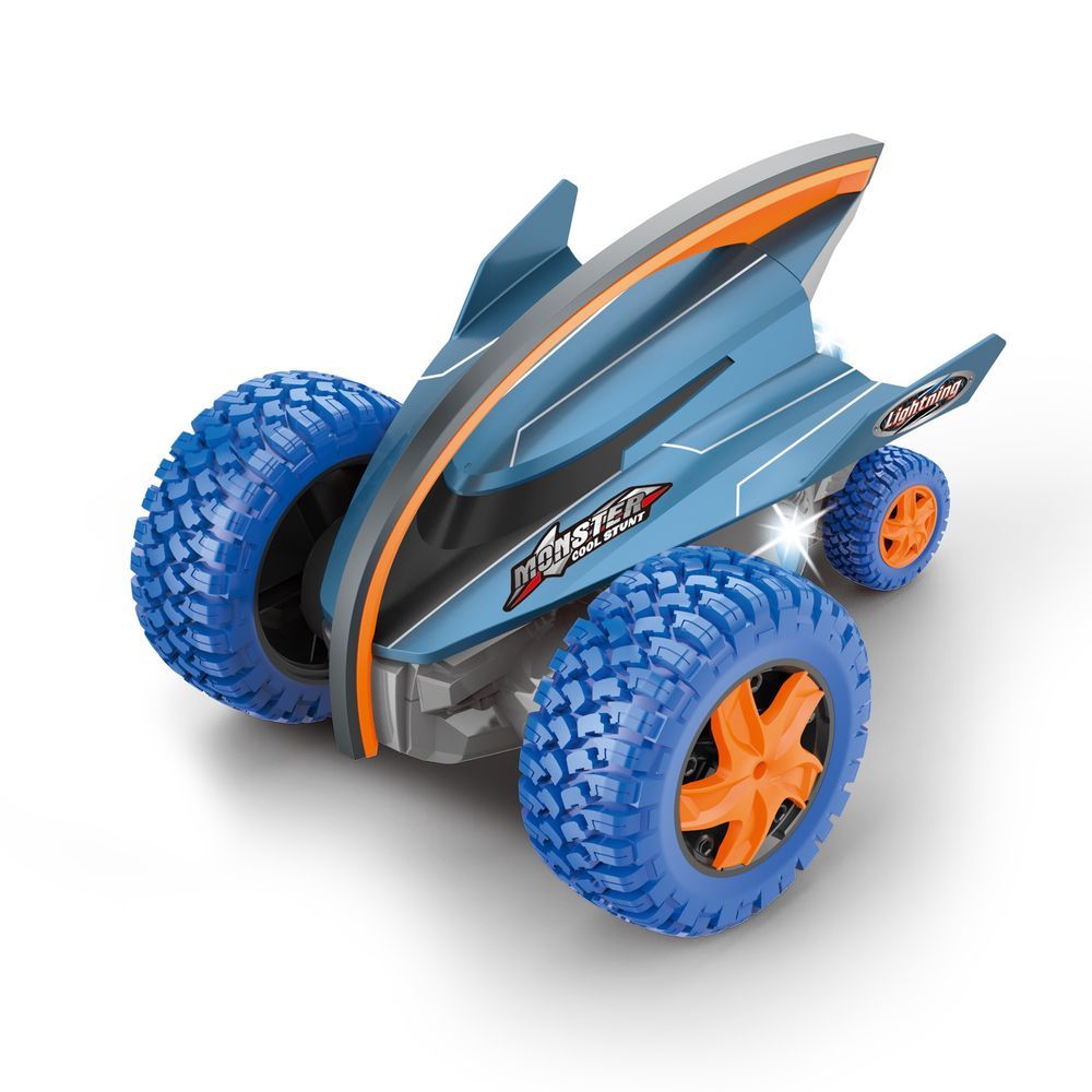 Factual Toys - Monster Rock Defender RC Stunt Car Manta Ray - Blue