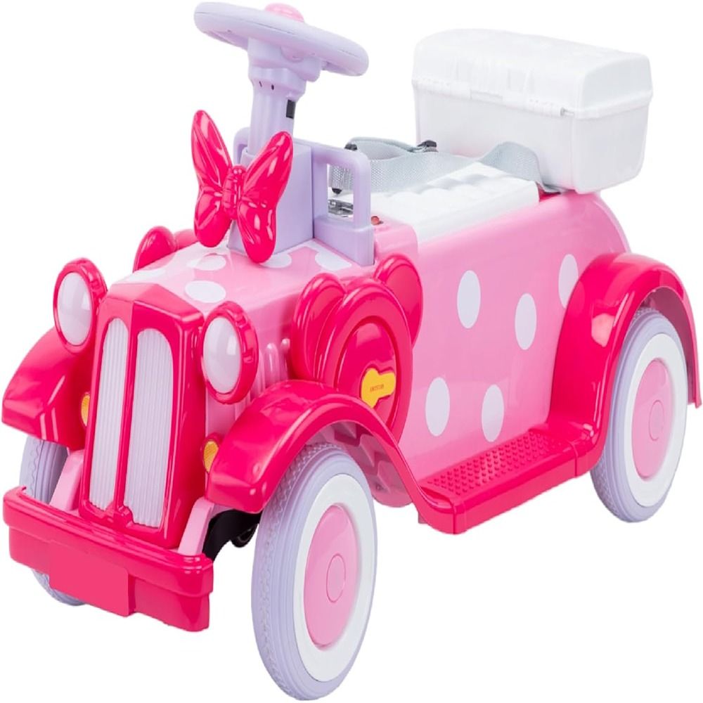 Factual Toys - Kids Battery Operated Riding Car With Remote Control - 12V - Pink