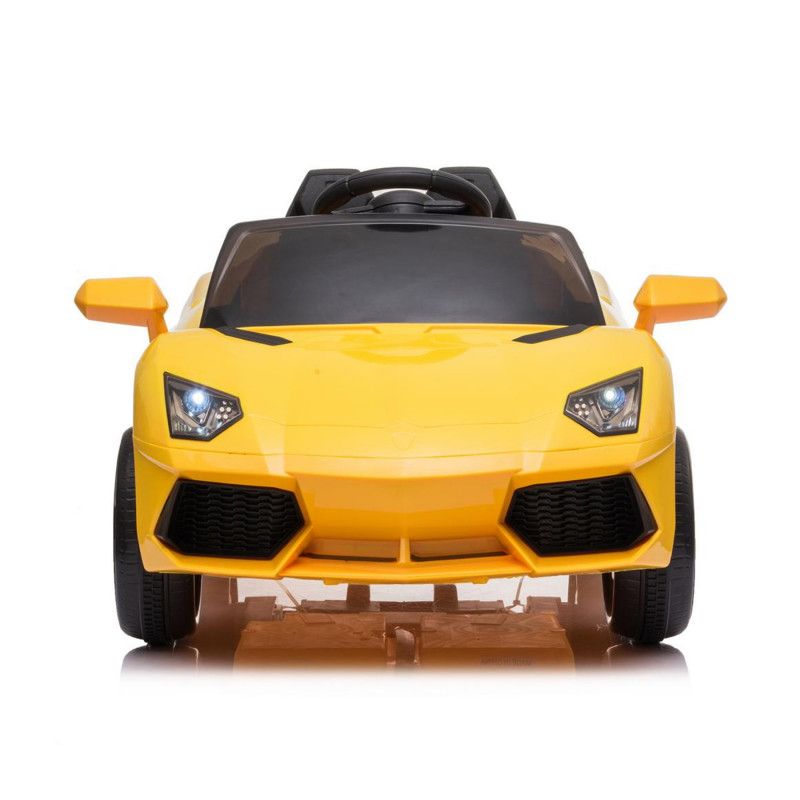 Factual Toys - Ride On Sports Car With Remote Control - 12V - Yellow