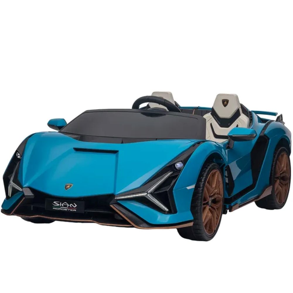 Factual Toys - Lamborghini Sian 2 Seater Official Licensed Ride On Car - Blue