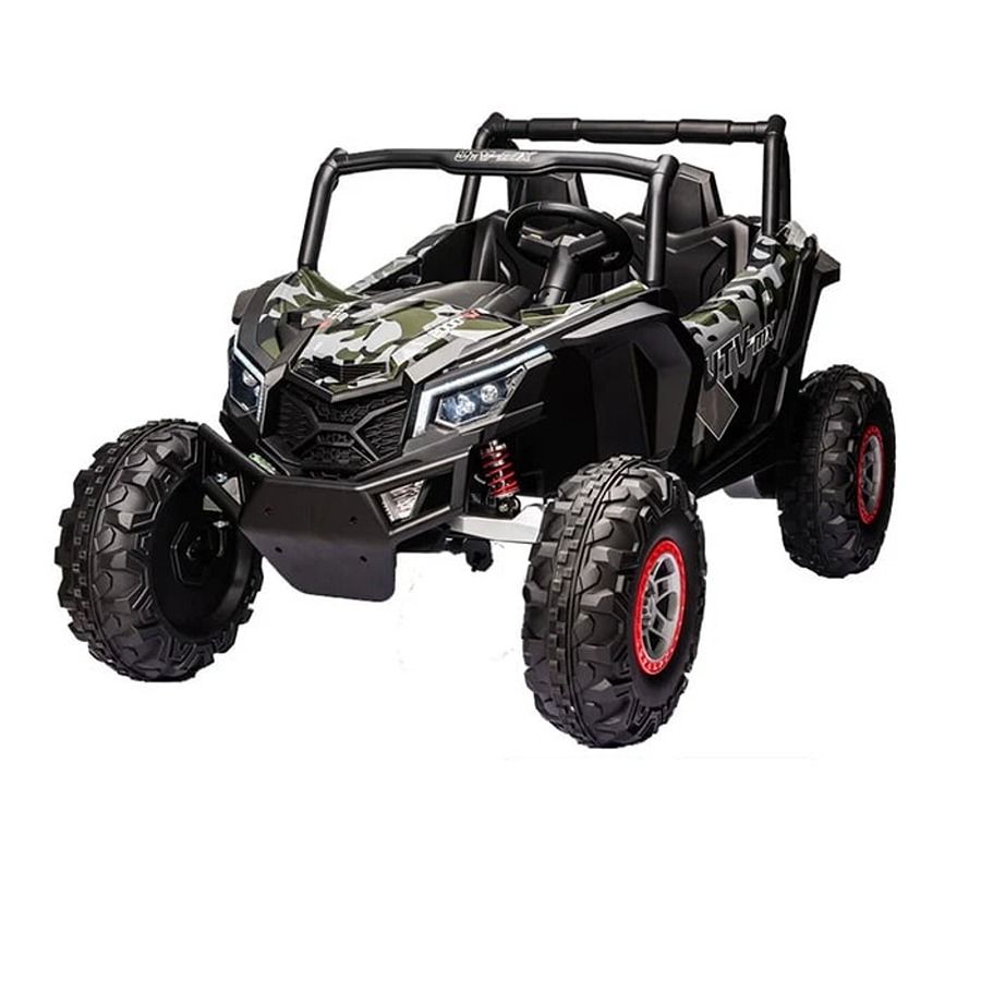 Factual Toys - UTV-MX Road Sniper Ride-On Electric SUV - 24V - Black