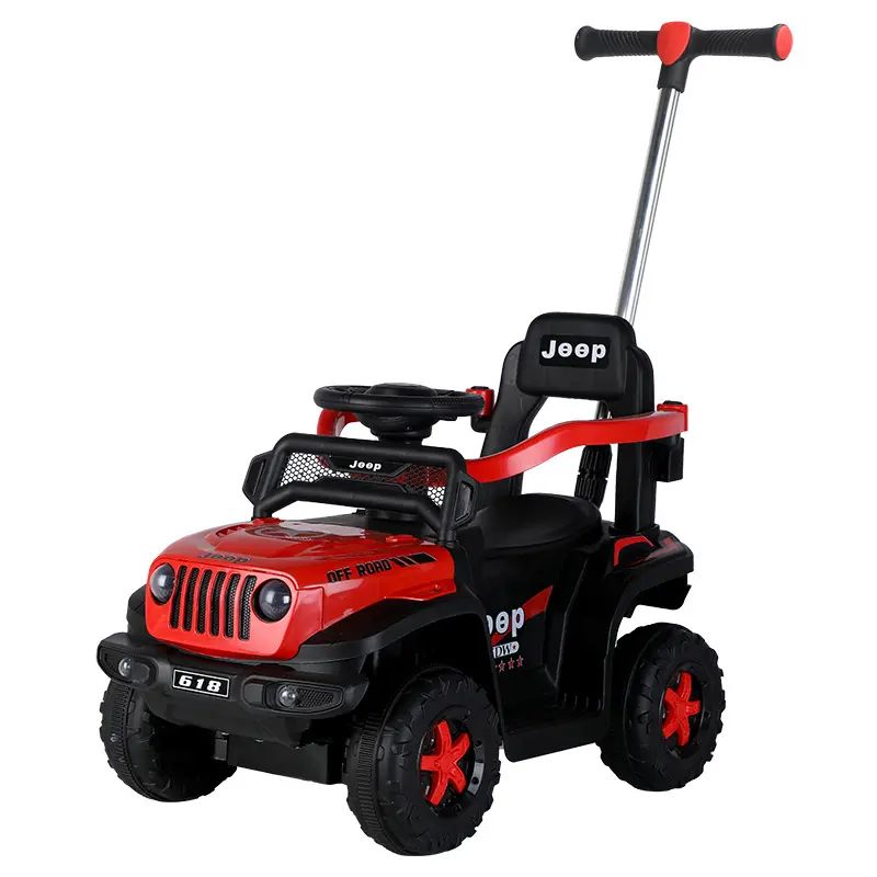 Factual Toys - Artic Mini Push Jeep With Handle - Red