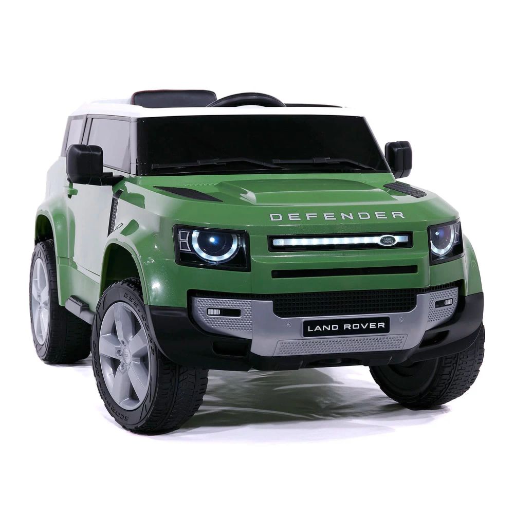 Factual Toys - Land Rover Defender Ride On Truck W/ Remote Control 12v - Green