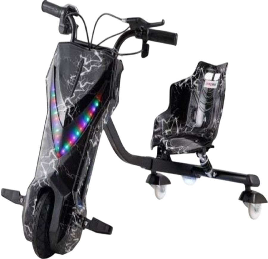 Factual Toys - 3 Wheel Electric Drifting Trike - 36V - Black