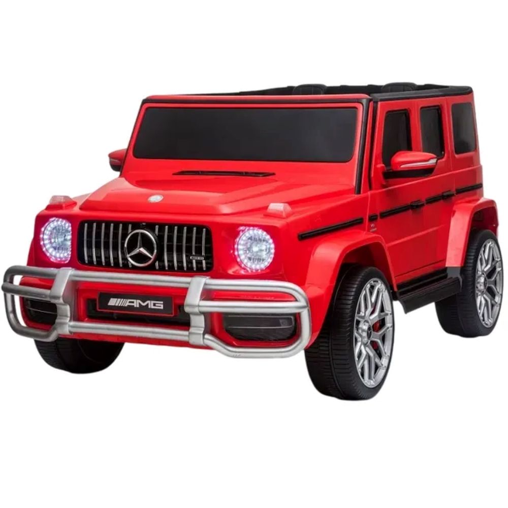 Mercedes-benz Official Liensed Amg G63 Suv Ride-On Car With 4wd Motors Best Gift For Kids 24v - Red