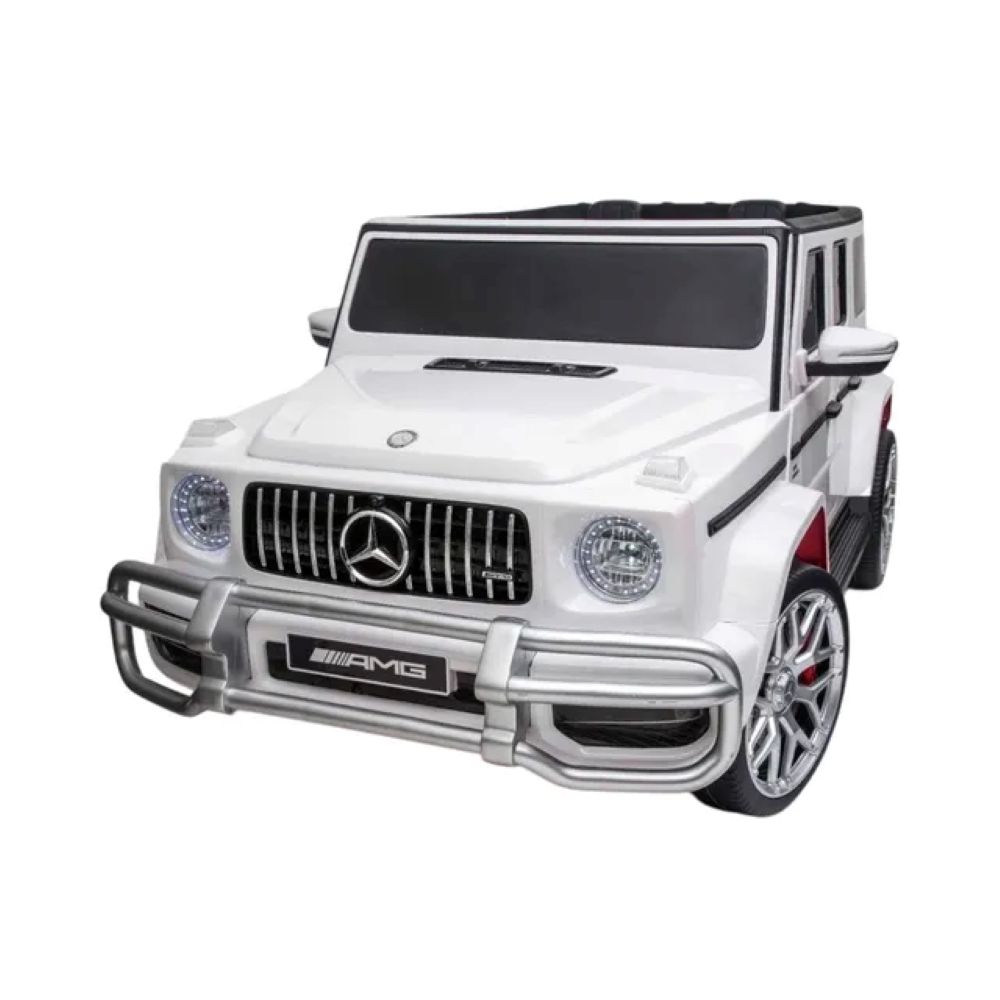 Mercedes-benz Official Liensed Amg G63 Suv Ride-On Car With 4wd Motors Best Gift For Kids 24v - White