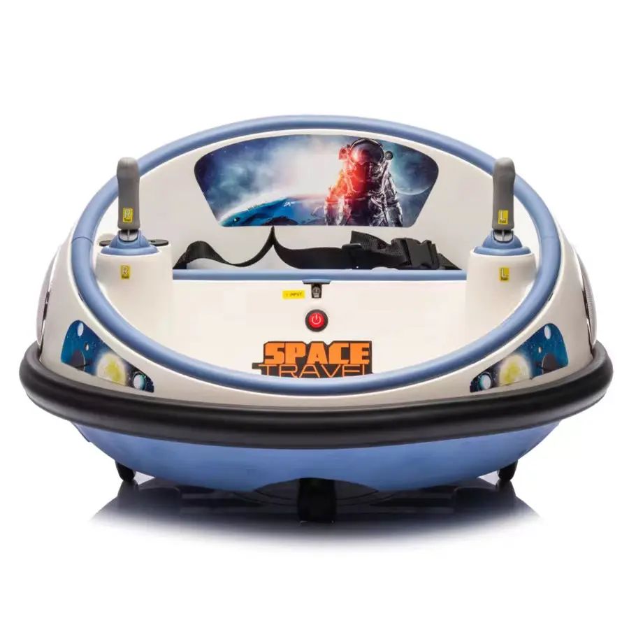 Factual Toys - Ride-On Bumper Car With Remote Control Indoor Vehicle - 6V - Blue