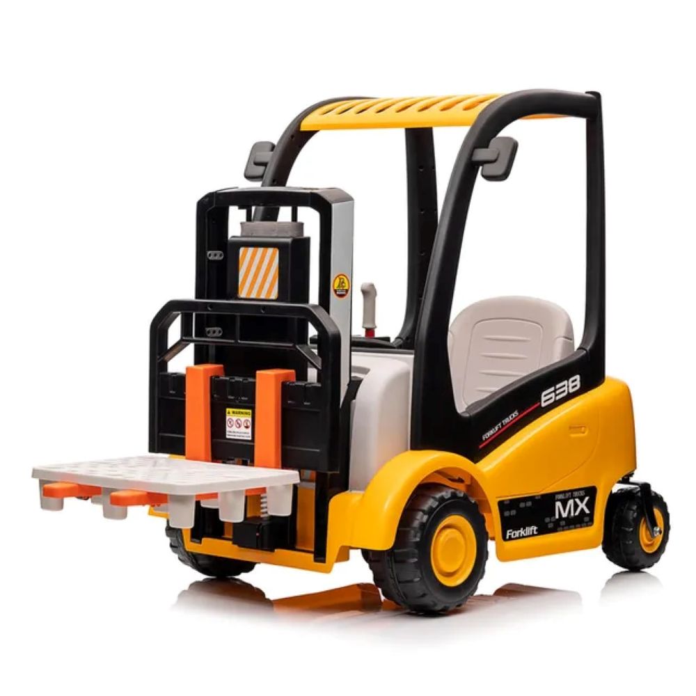 Factual Toys - Kids Ride-On Forklift Truck - 12V - Yellow