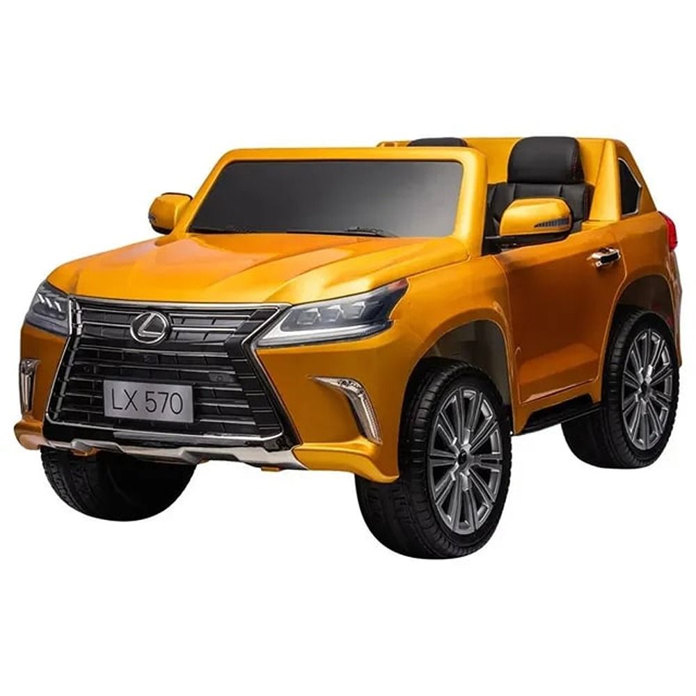 Factual Toys - Lexus Battery Operated Kids Ride On Car With Remote Control - 12V - Gold