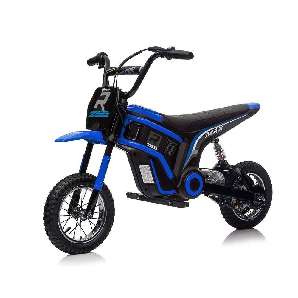 Factual Toys - Kids Electric Ride-On Motor Bike 24V - Blue