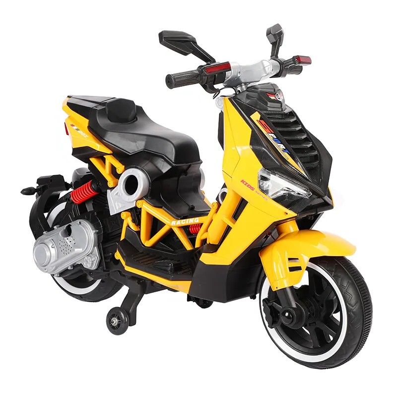 Factual Toys - Kids' Power Ride-On Scooter 12V - Yellow