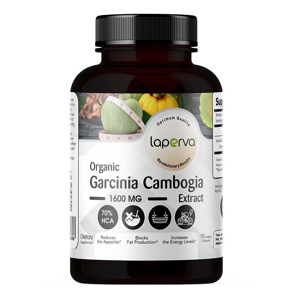 Laperva - Garcinia Cambogia Veggie Capsules - 1600 MG - 90's