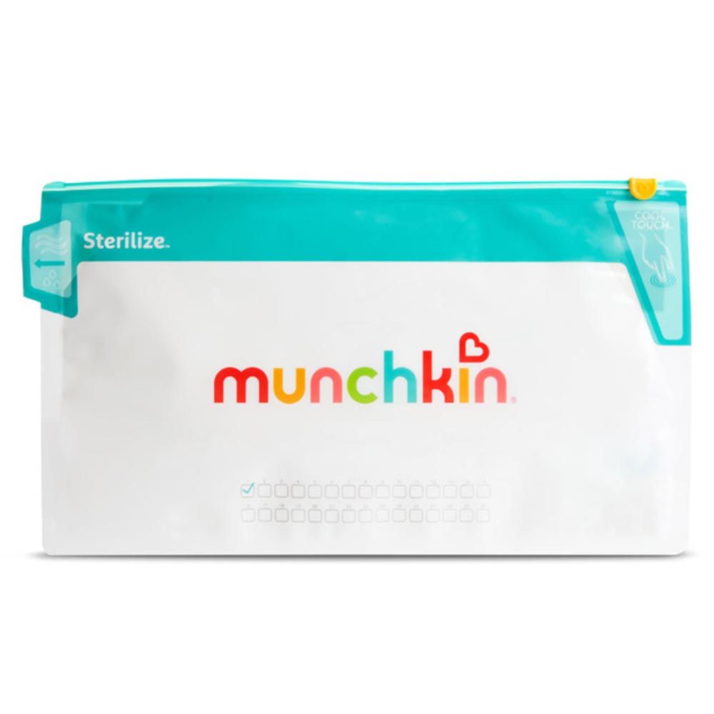 Munchkin - Cool Touch Microwave Steriliser Bags - Pack of 6