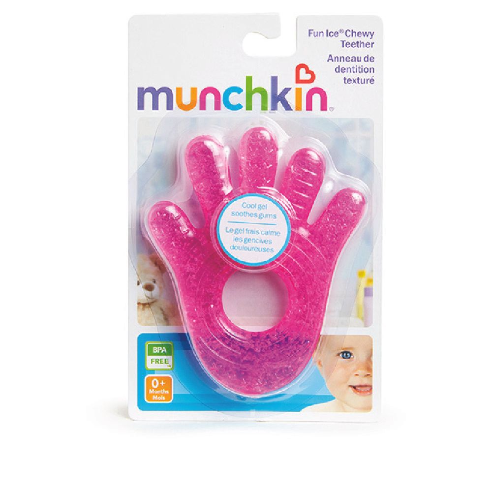 Munchkin - Fun Ice Hand Chewy Teether 0m+ - Purple