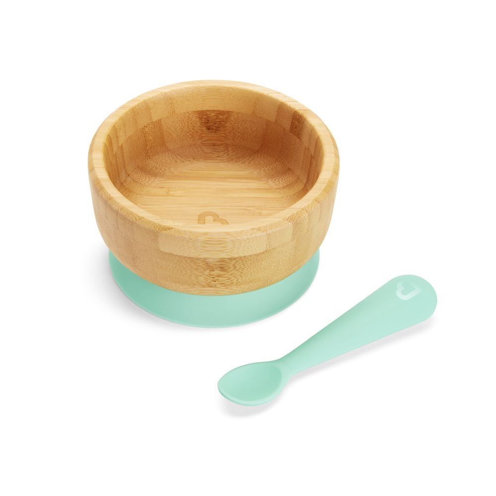 Munchkin - Bambou Bowl + Spoon Set 6m+