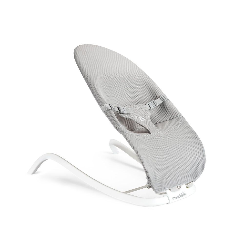 Munchkin - Spring 2-In-1 Baby Bouncer & Rocker - Grey