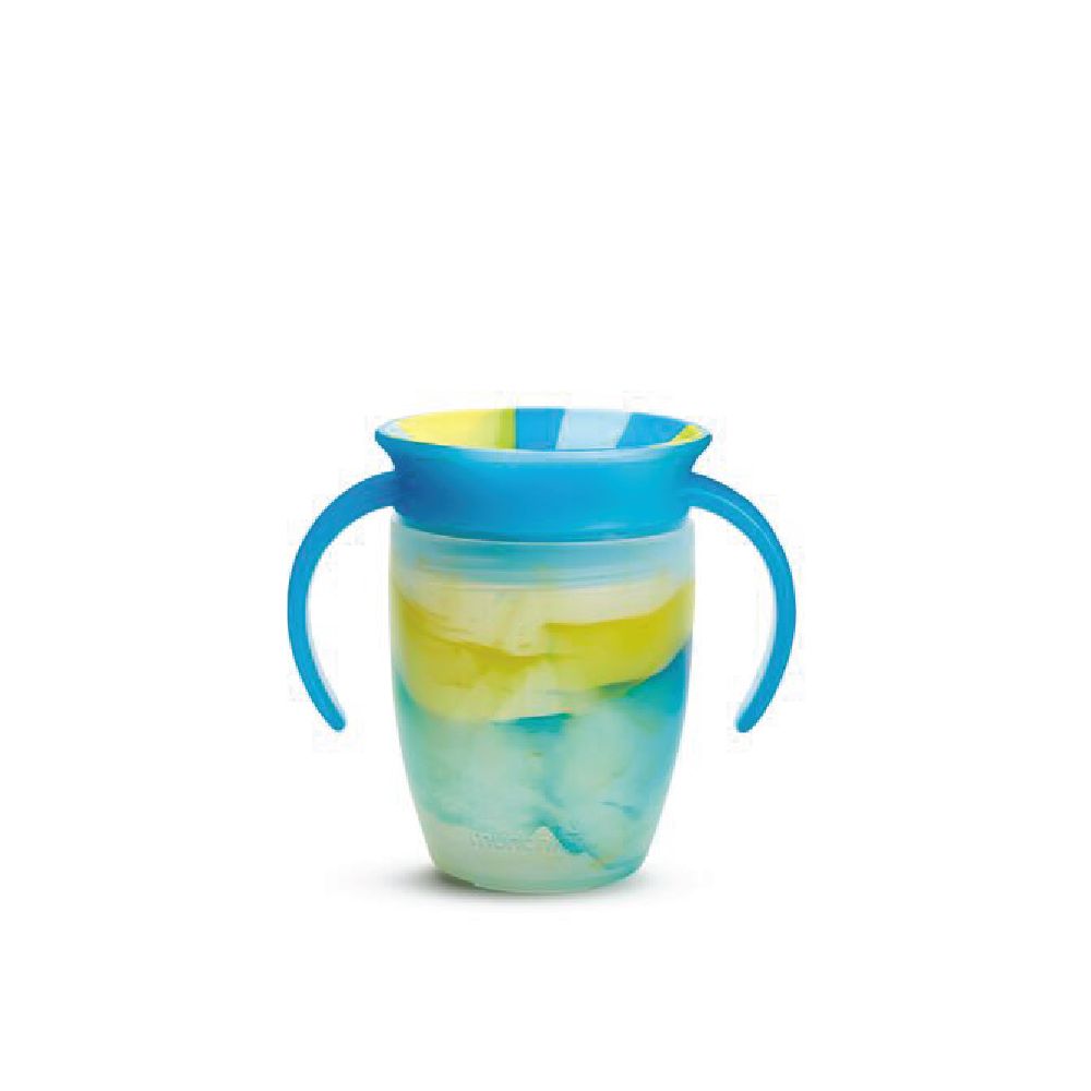 Munchkin - Miracle 360 Degree Tropical Swirl Trainer Cup 6m+ - 207ml - Groovy Grasshopper